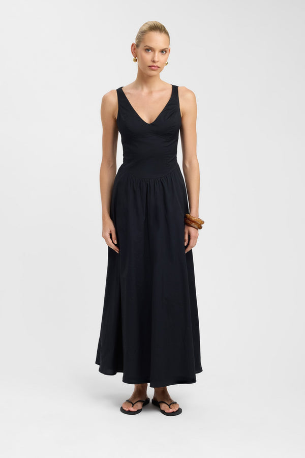 kookai Naples Bodice Dress Black