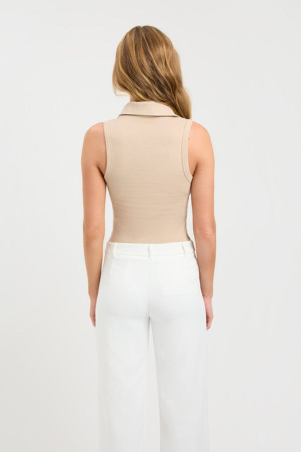 Kookai Natalia Top Smoke Beige