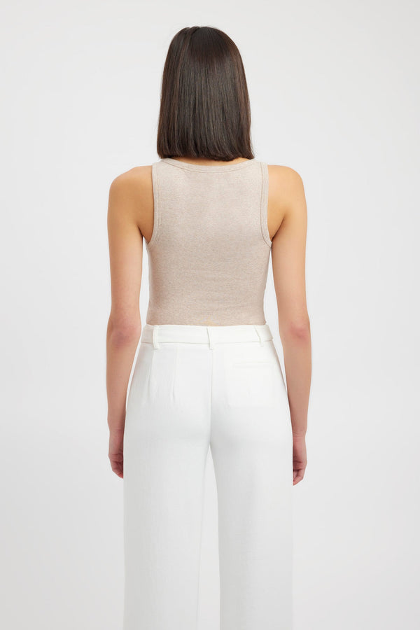 Kookai Ness Tank Mocha Marle