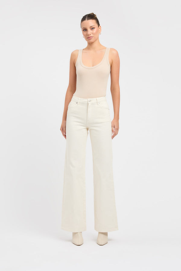 kookai Ness Tank Smoke Beige