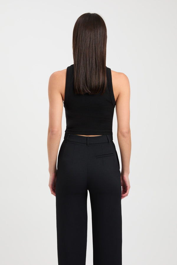 Kookai Newry Crop Black