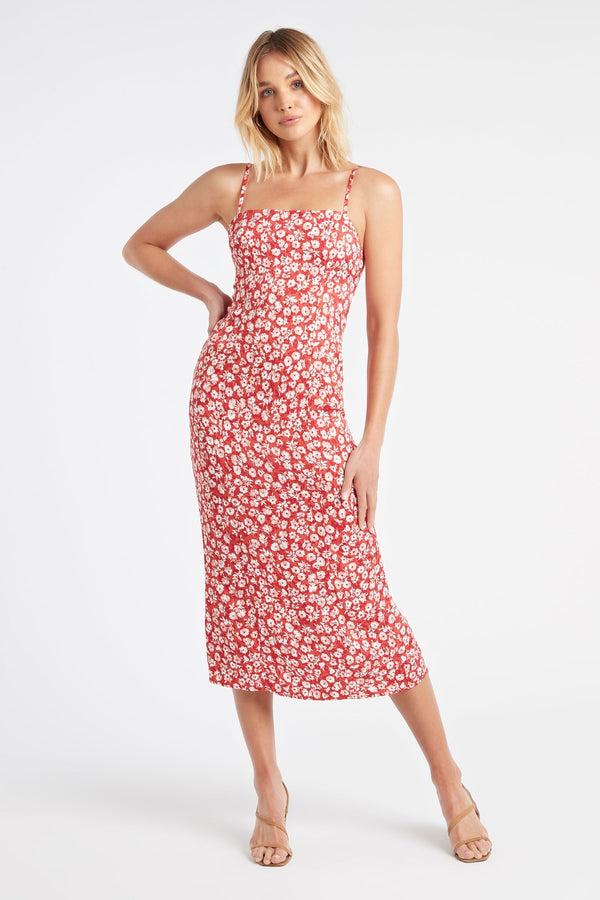 kookai Neyo Slip Dress Red