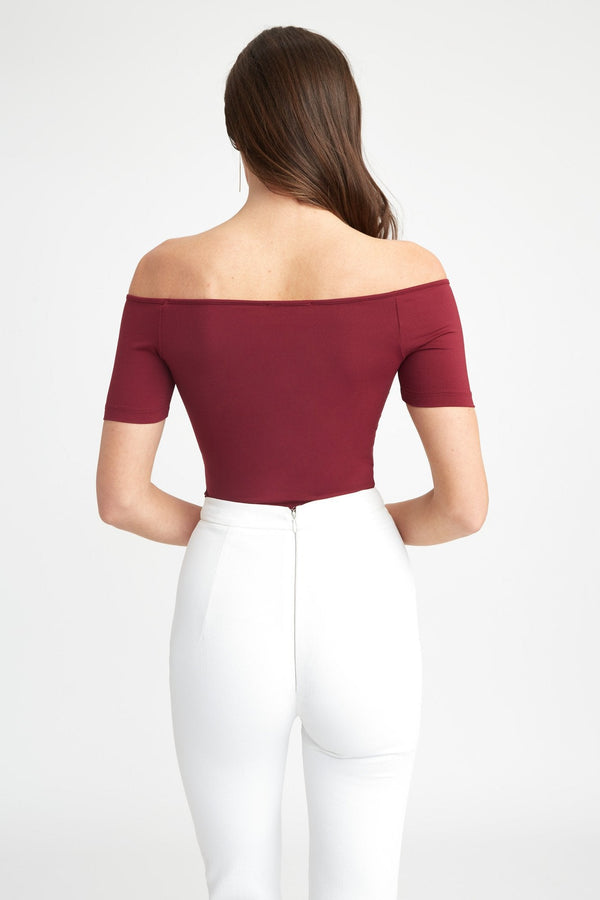 Kookai Nicole Top Merlot