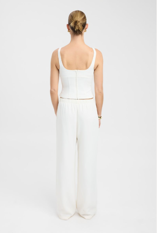 Kookai Norway Gathered Top Coconut Milk