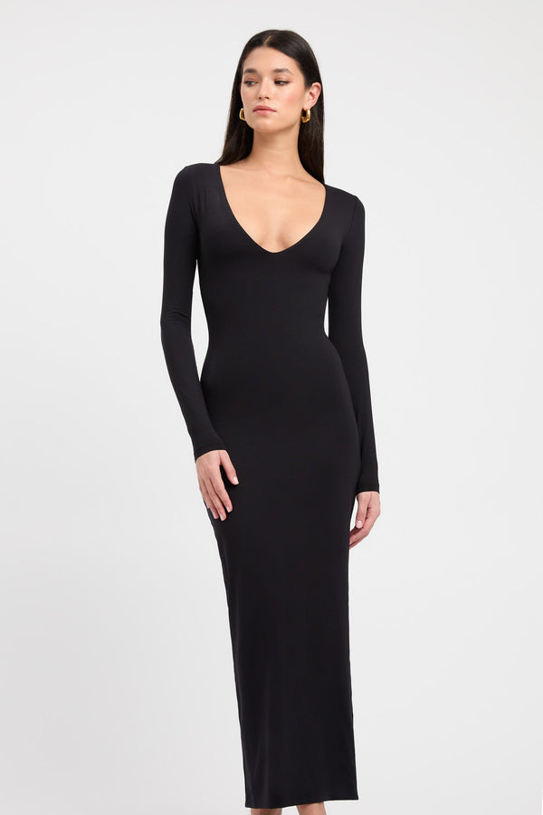 Kookai Olivia Midi Dress Black