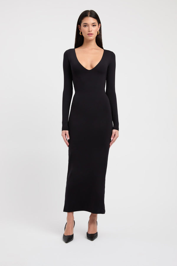 kookai Olivia Midi Dress Black