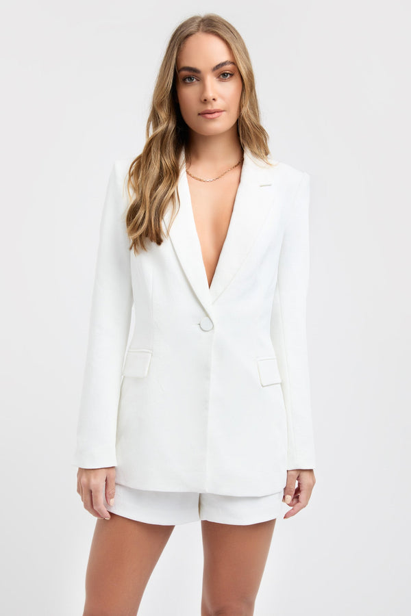 Kookai Olympia Blazer Natural White
