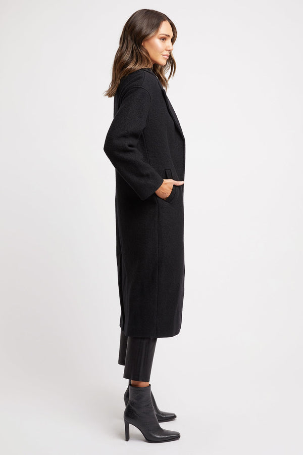 Kookai Onassis Coat Black
