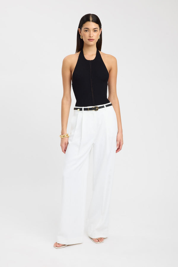 kookai Opal Adjustable Pant Natural White