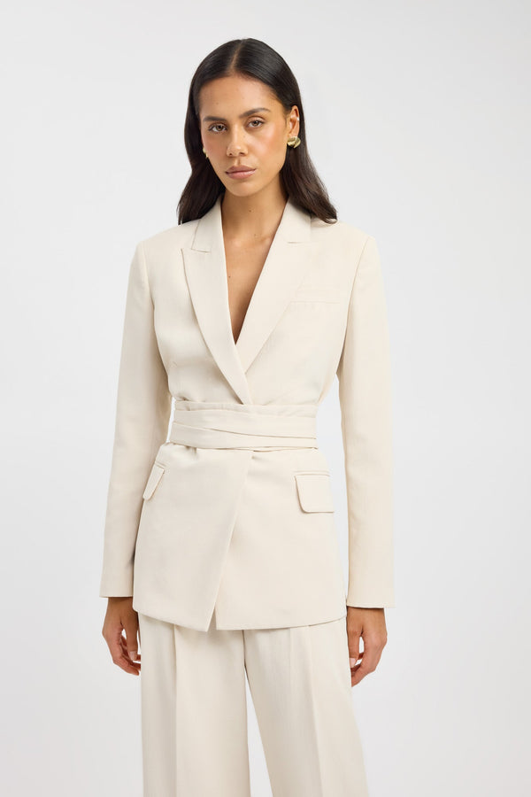 Kookai Opal Blazer Almond Milk