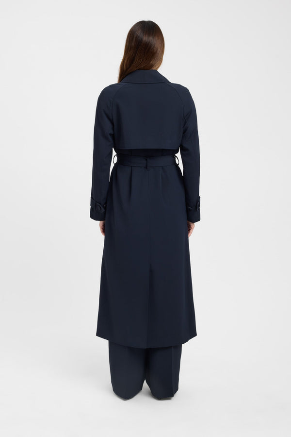 Kookai Opal Trench Ink Blue