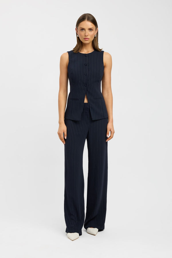 kookai Oslo Crew Top Navy/White