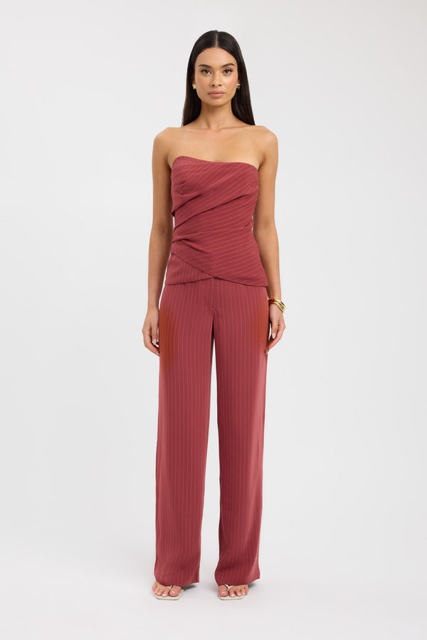 Kookai Oslo Low Rise Pant Winery