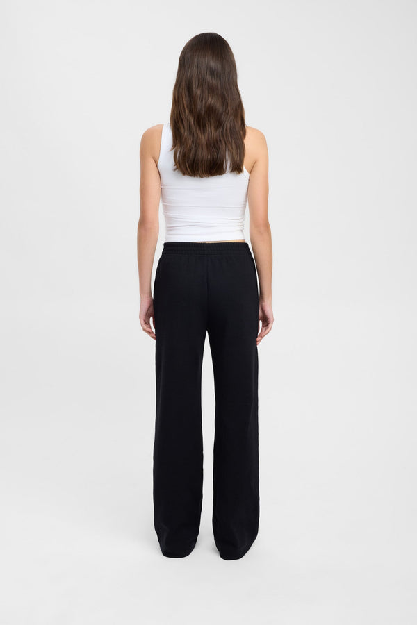 Kookai Otis Wide Leg Trackpant Black