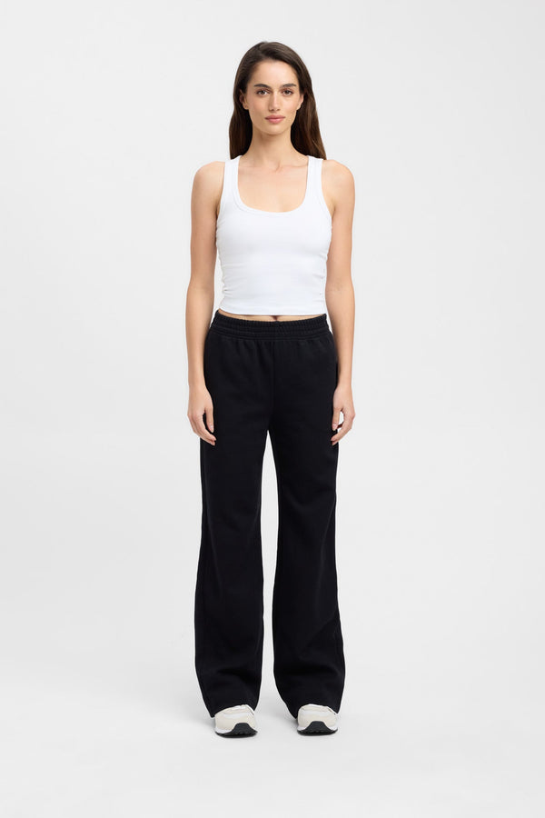 kookai Otis Wide Leg Trackpant Black