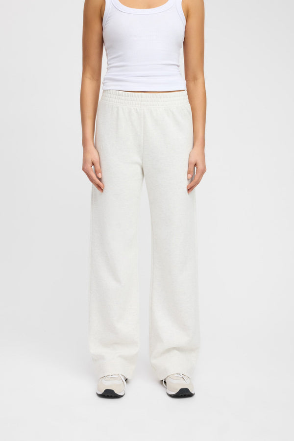 Kookai Otis Wide Leg Trackpant Buckwheat Marle