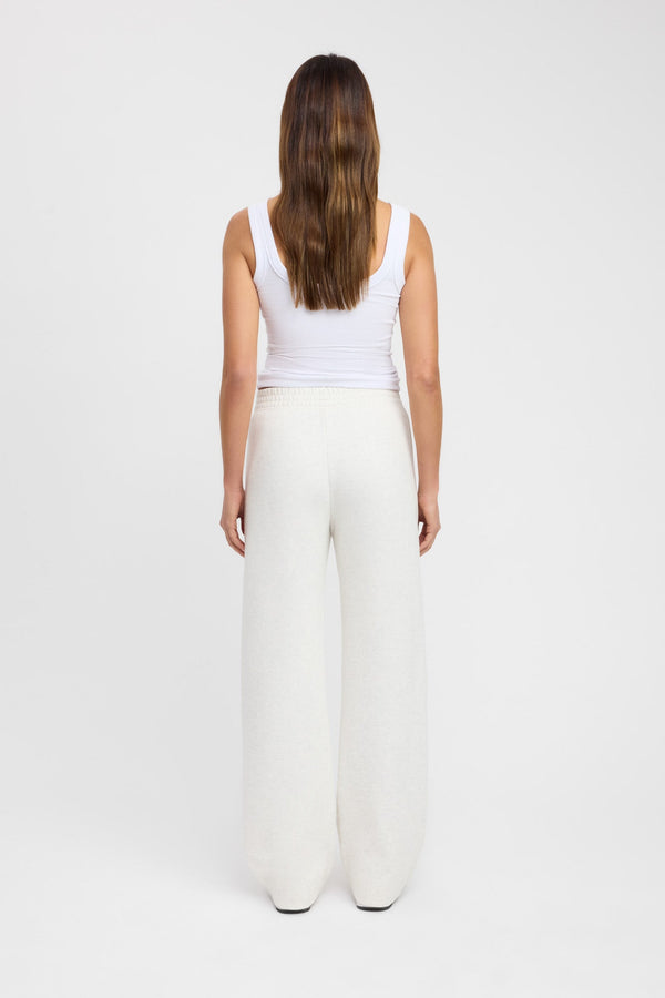 Kookai Otis Wide Leg Trackpant Buckwheat Marle