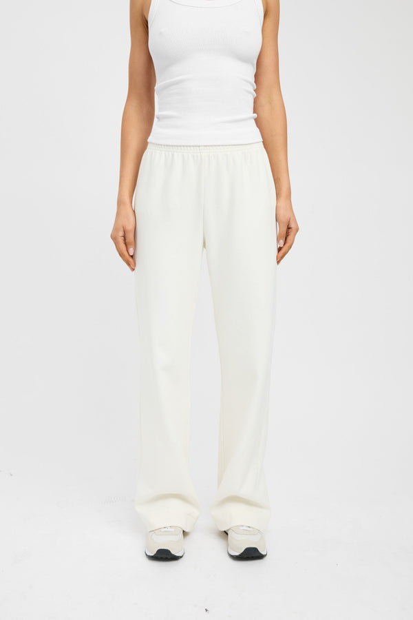 Kookai Otis Wide Leg Trackpant Coconut Milk