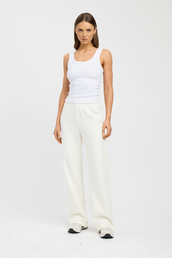 kookai Otis Wide Leg Trackpant Coconut Milk