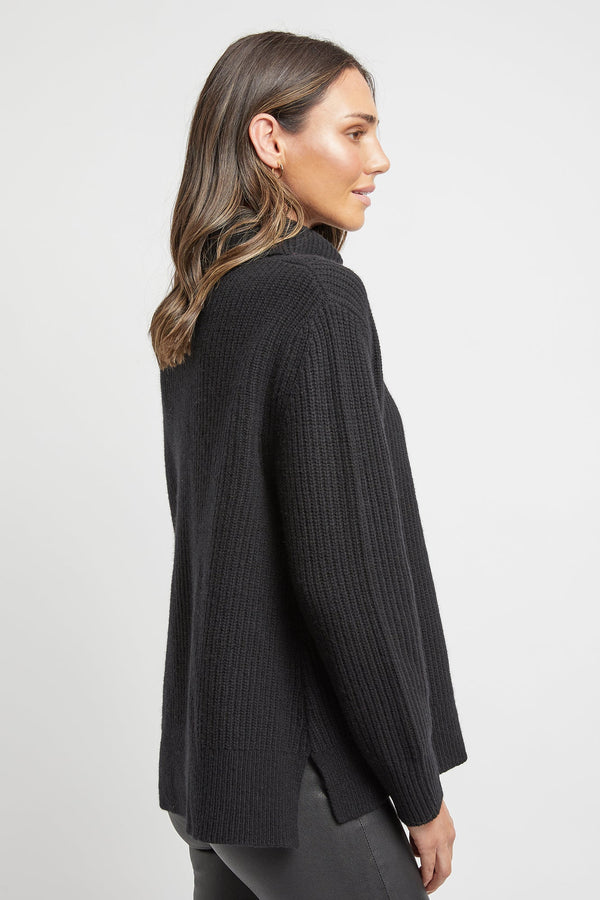 Kookai Otley Roll Neck Jumper Black