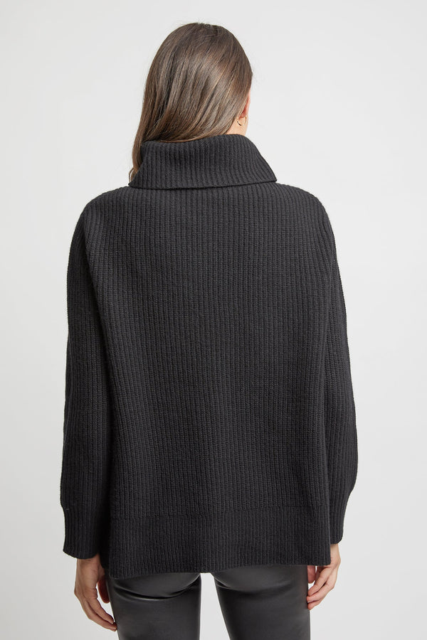 Kookai Otley Roll Neck Jumper Black