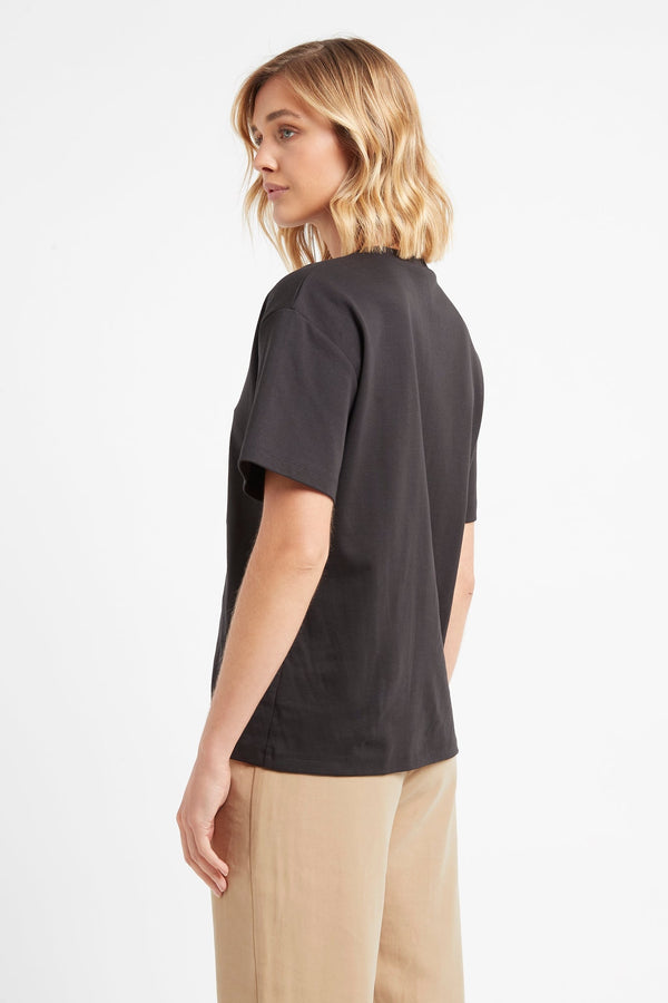 Kookai Oversized Crew Tee Black