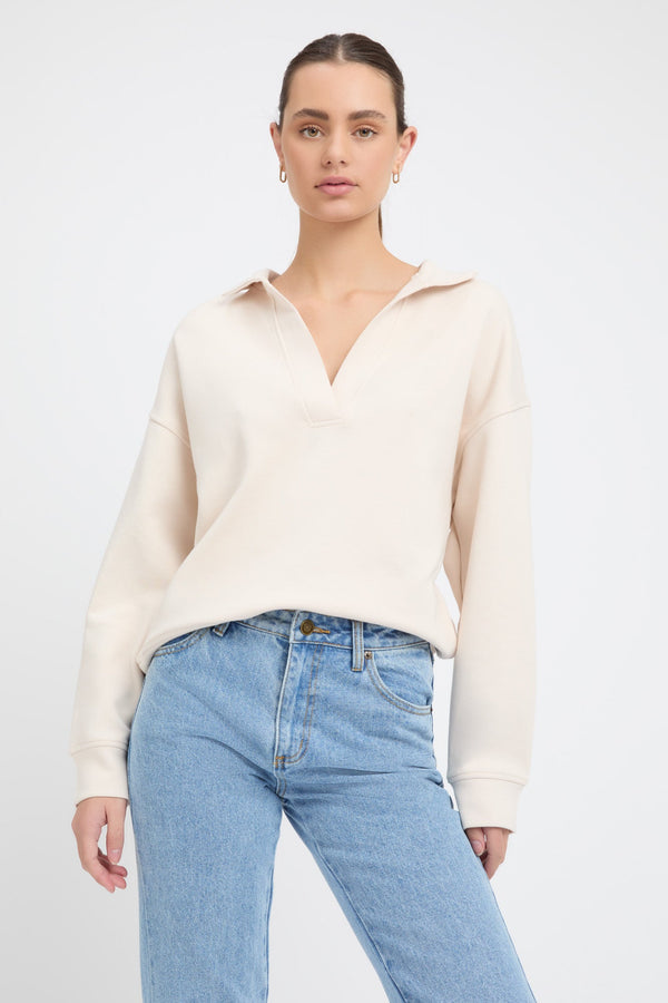 kookai Oversized Vivien Sweatshirt Ice Cream