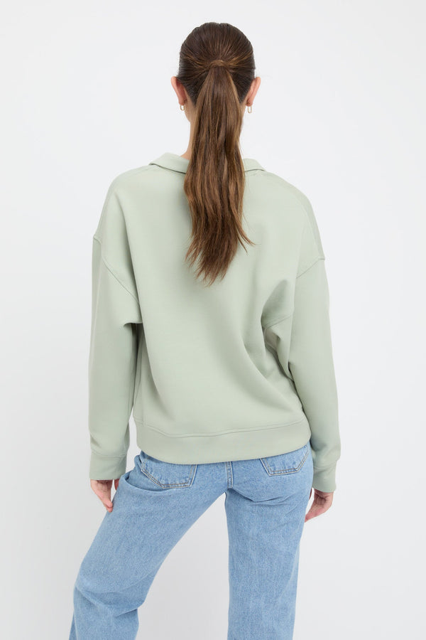 Kookai Oversized Vivien Sweatshirt Sage