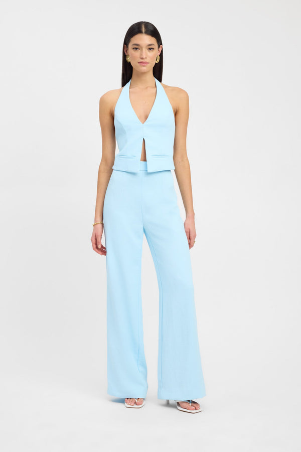 kookai Oyster Backless Vest Cloud Blue