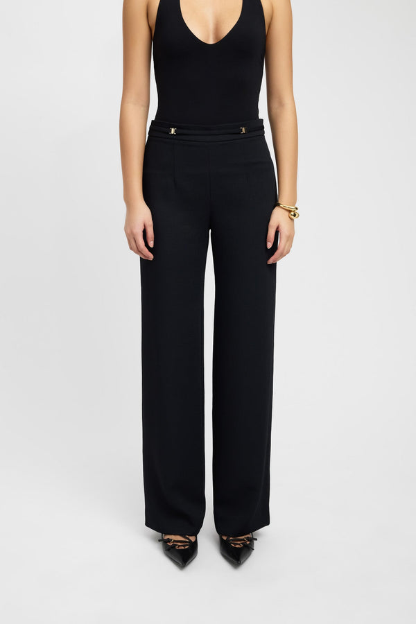 Kookai Oyster Belt Detail Pant Black