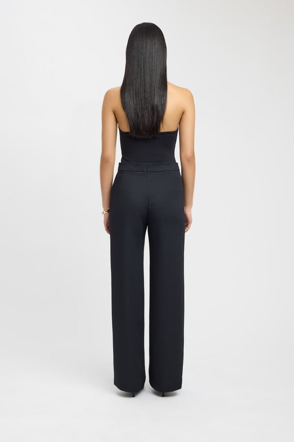 Kookai Oyster Belt Detail Pant Black