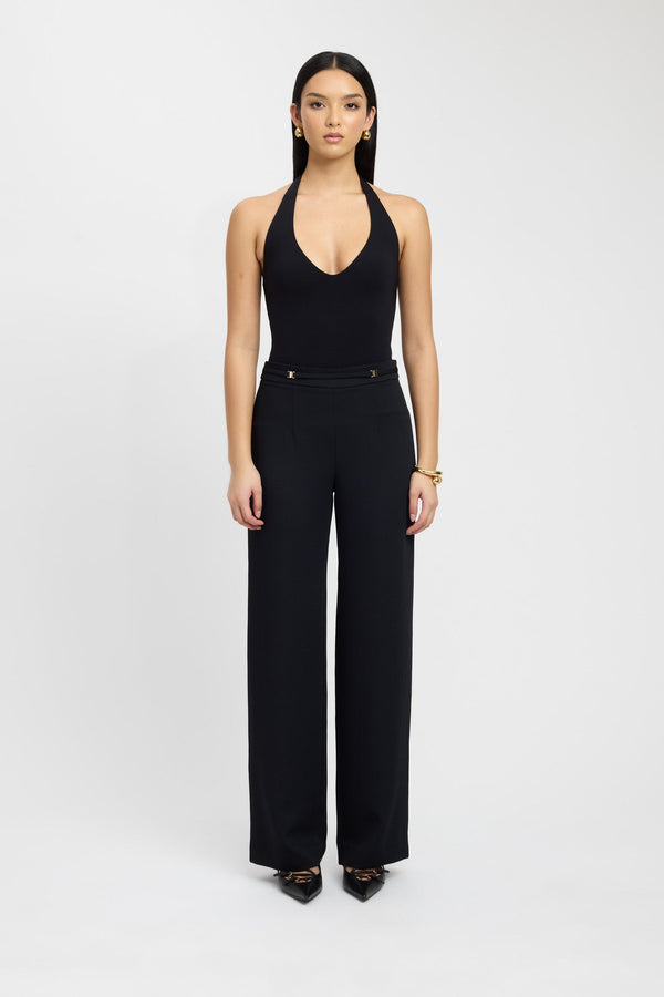 kookai Oyster Belt Detail Pant Black