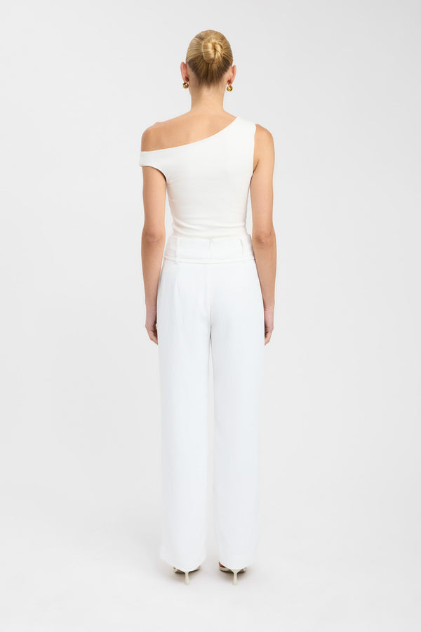 Kookai Oyster Belt Pant Natural White
