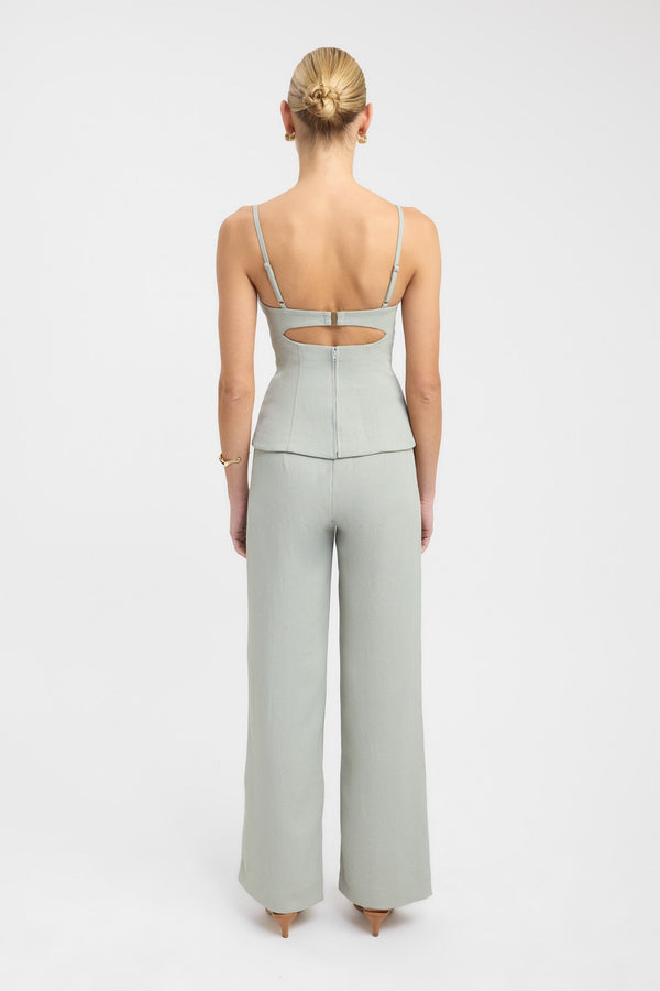 Kookai Oyster Bra Top Sage Smoke