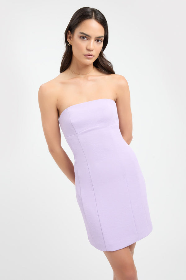 Kookai Oyster Contour Dress Passion Flower