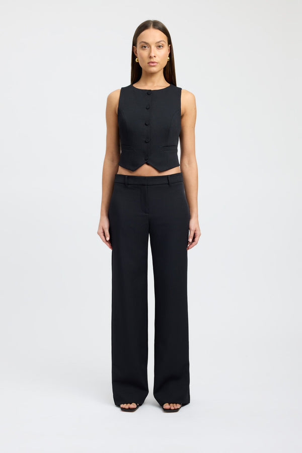 kookai Oyster Core Vest Black