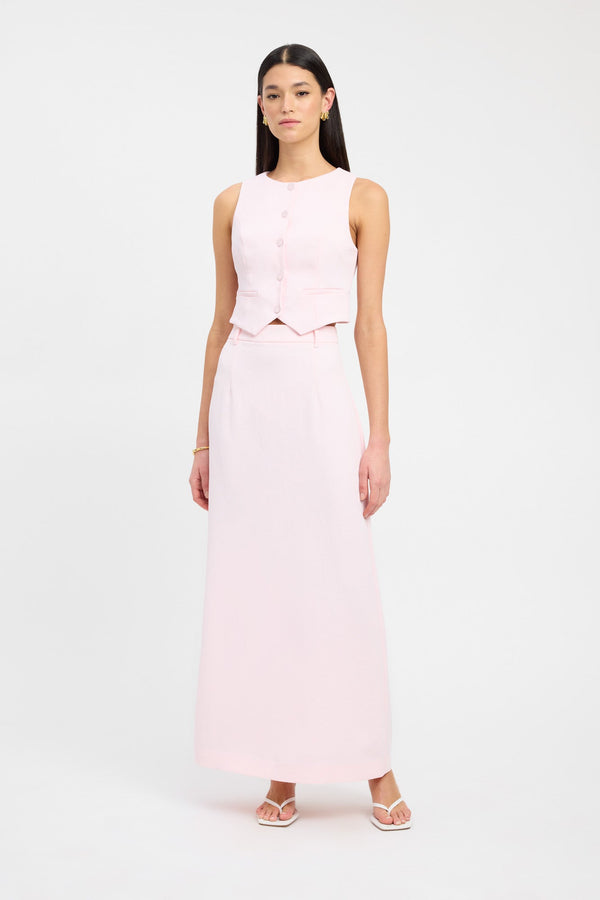 kookai Oyster Core Vest Heavenly Pink
