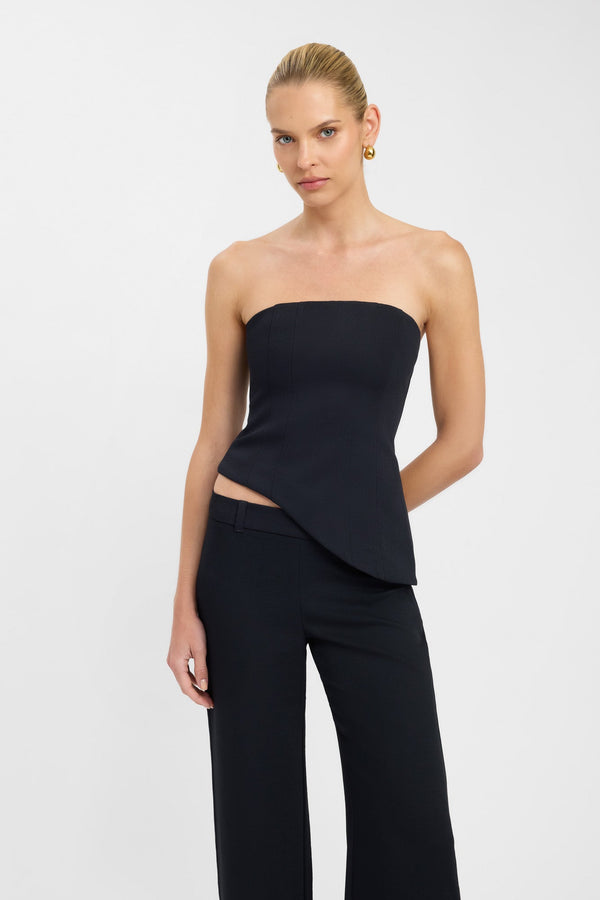 Kookai Oyster Curve Corset Black