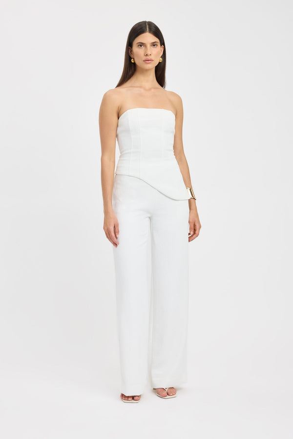 Kookai Oyster Curve Corset Natural White