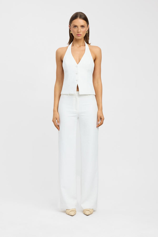 kookai Oyster D-Ring Vest Natural White