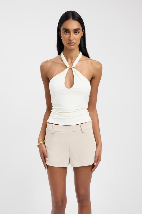 Kookai Oyster Low Rise Short Cashew