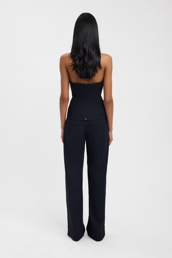 Kookai Oyster Mesh Top Black