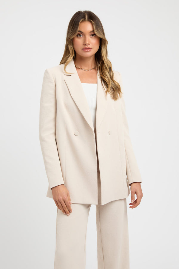 Kookai Oyster Oversized Blazer Shell