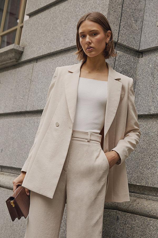 Kookai Oyster Oversized Blazer Shell