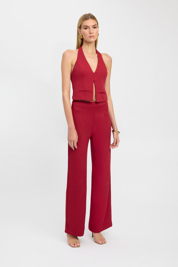 kookai Oyster Pants Rhubarb