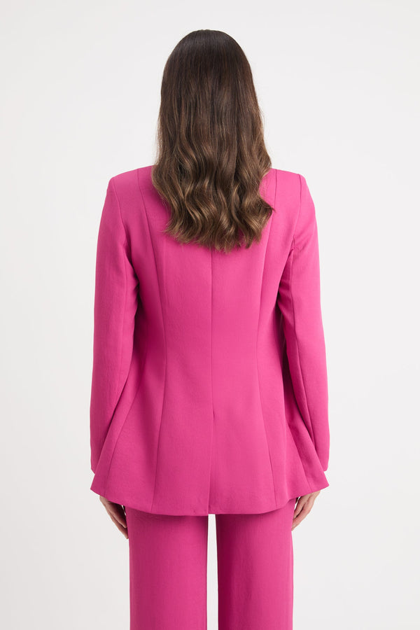 Kookai Oyster Slim Blazer Dahlia
