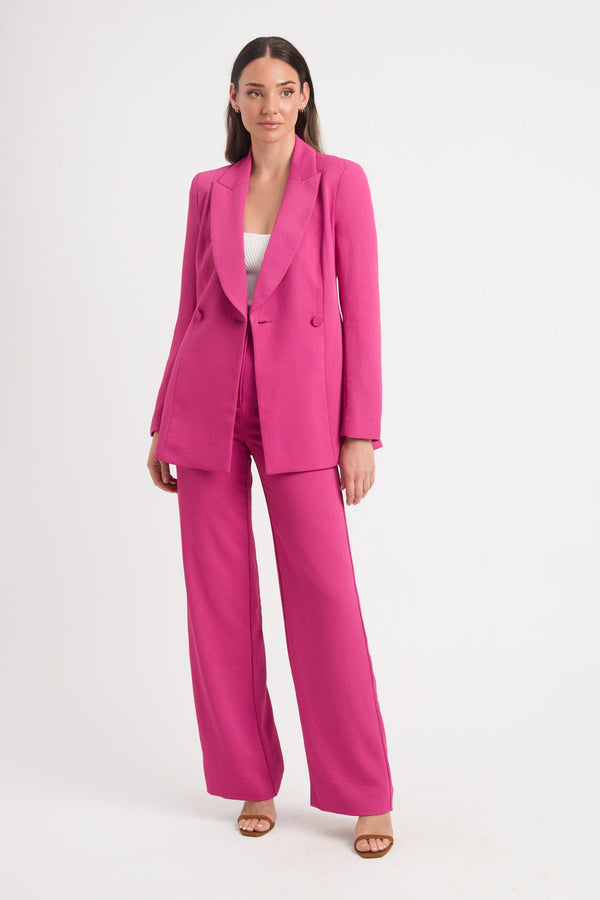 Kookai Oyster Slim Blazer Dahlia