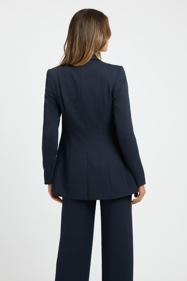 Kookai Oyster Slim Blazer Navy Eclipse