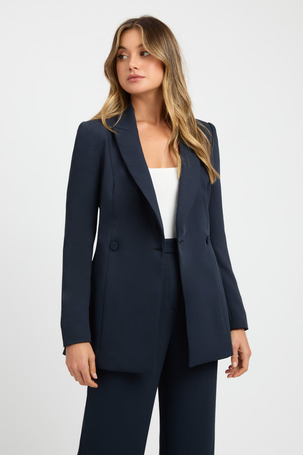 kookai Oyster Slim Blazer Navy Eclipse