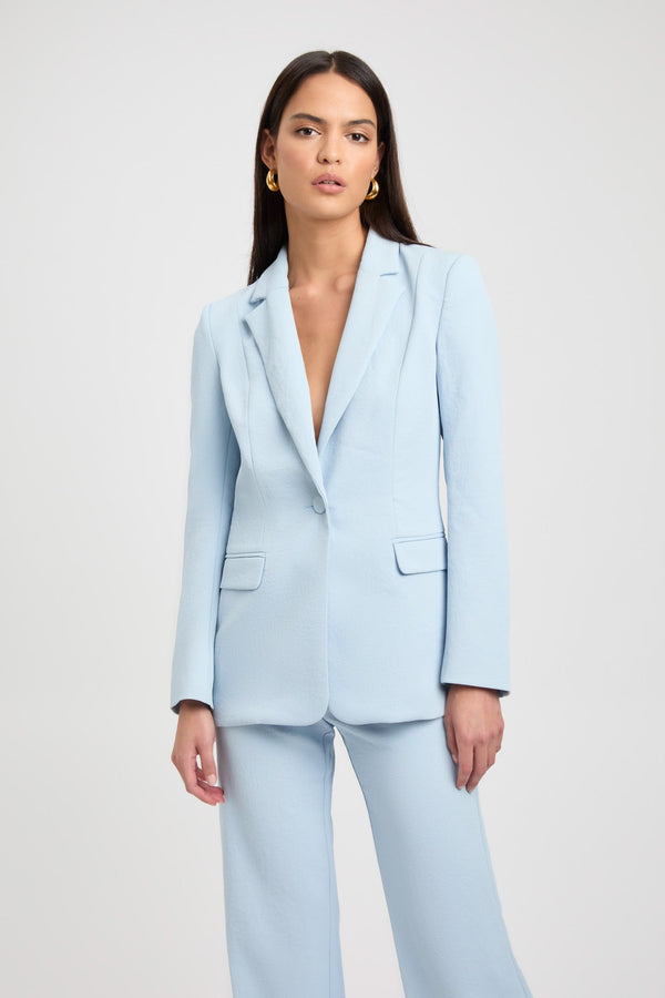Kookai Oyster Suit Blazer Celestial Blue